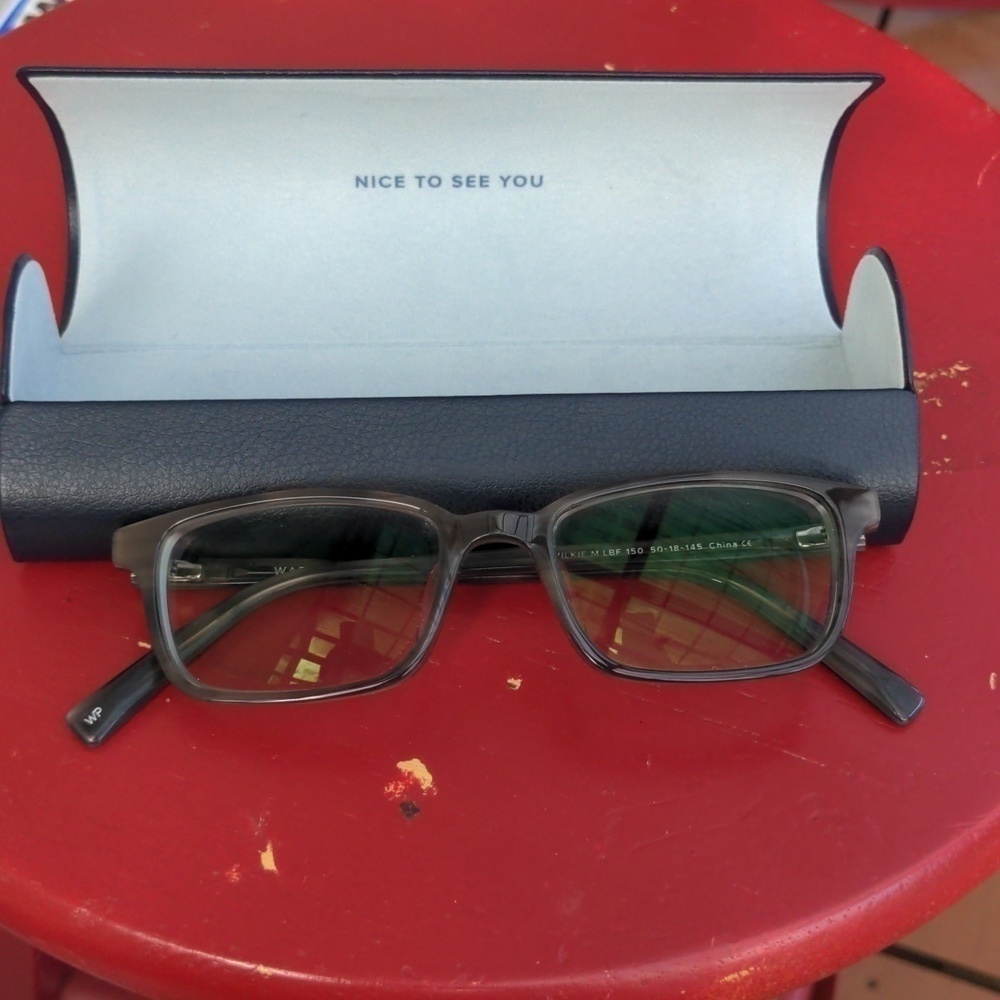 Warby Parker Wilkie 150 Glasses Frame with Case